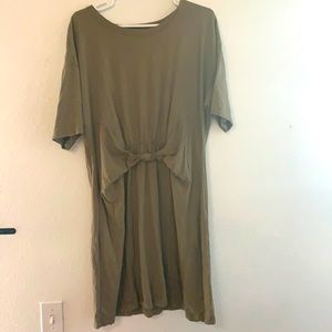 Aerie oversized shirt dress